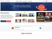 Desktop screenshot for anime-planet.com