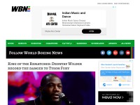 Desktop screenshot for worldboxingnews.net