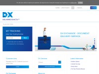 Desktop screenshot for dxdelivery.com