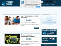 Desktop screenshot for freebieshark.com