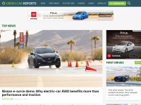 Desktop screenshot for greencarreports.com