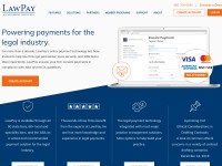 Desktop screenshot for lawpay.com