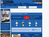 Desktop screenshot for meteo-londres.eu