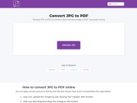 Desktop screenshot for jpgtopdfconverter.org