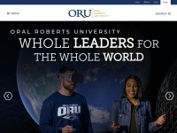 Desktop screenshot for oru.edu