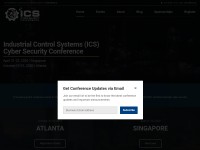 Desktop screenshot for icscybersecurityconference.com