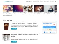 Desktop screenshot for caffeineinformer.com