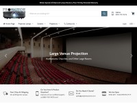 Desktop screenshot for projectorzone.com