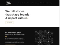 Desktop screenshot for oddloopagency.com