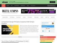 Desktop screenshot for digitalsynopsis.com