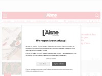 Desktop screenshot for aisnenouvelle.fr
