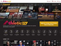 Desktop screenshot for athletic.tv