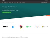 Desktop screenshot for snapcraft.io