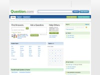 Desktop screenshot for question.com