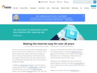 Desktop screenshot for freeola.com