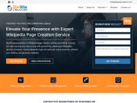 Desktop screenshot for elitewikicreators.com