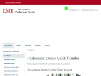 Desktop screenshot for paslanmazdemir.net