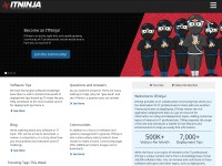 Desktop screenshot for itninja.com