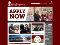 Desktop screenshot for wtamu.edu
