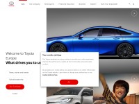Desktop screenshot for toyota-europe.com