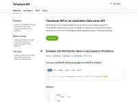 Desktop screenshot for timezoneapi.io