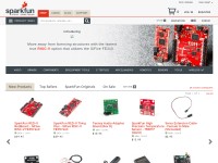 Desktop screenshot for sparkfun.com