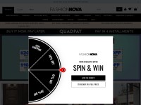 Desktop screenshot for fashionnova.com