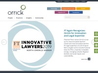Desktop screenshot for orrick.com