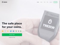 Desktop screenshot for trezor.io