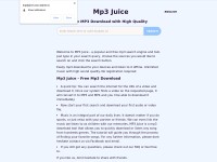 Desktop screenshot for mp3juice.ooo