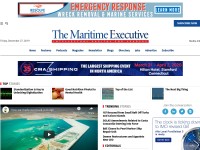 Desktop screenshot for maritime-executive.com