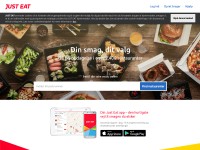 Desktop screenshot for just-eat.dk