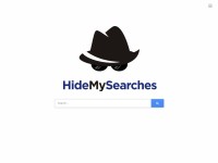 Desktop screenshot for hidemysearches.com