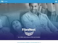 Desktop screenshot for fibrenest.com