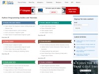Desktop screenshot for pythoncentral.io