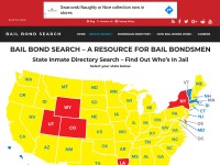 Desktop screenshot for bailbondsearch.com
