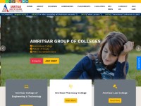 Desktop screenshot for agcamritsar.in