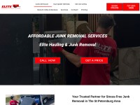 Desktop screenshot for elitehaulingandjunkremoval.com