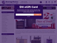 Desktop screenshot for beveragefactory.com