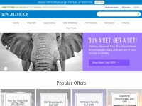 Desktop screenshot for worldbook.com