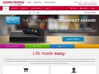 Desktop screenshot for armstrongonewire.com