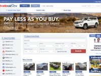 Desktop screenshot for tradecarview.com