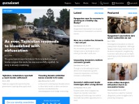 Desktop screenshot for eurasianet.org