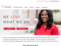 Desktop screenshot for bayada.com