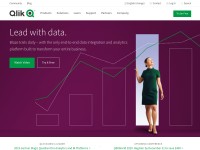 Desktop screenshot for qlik.com