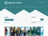 Desktop screenshot for hiof.no