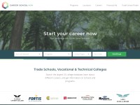 Desktop screenshot for careerschoolnow.org