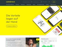 Desktop screenshot for comdirect.de