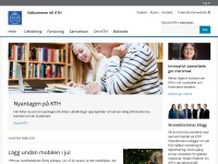 Desktop screenshot for kth.se