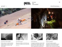 Desktop screenshot for petzl.com
